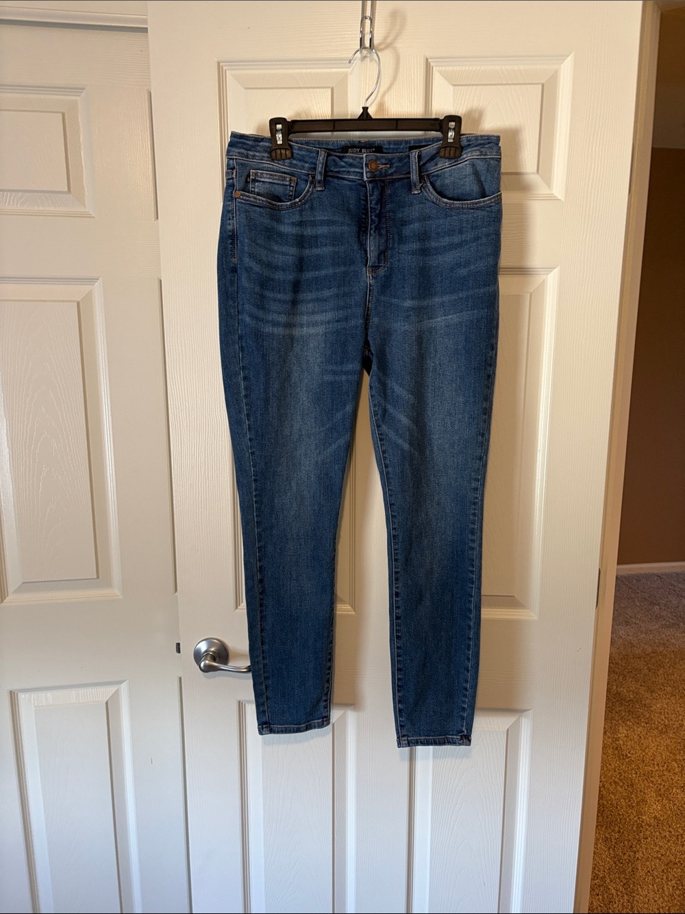 Judy Blue Skinny Jeans in Dark Blue Wash